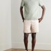 Straight-Leg Garment-Dyed Organic Cotton-Blend Twill Shorts - OU Straight-Leg Garment-Dyed Organic Cotton-Blend Twill Shorts - OU