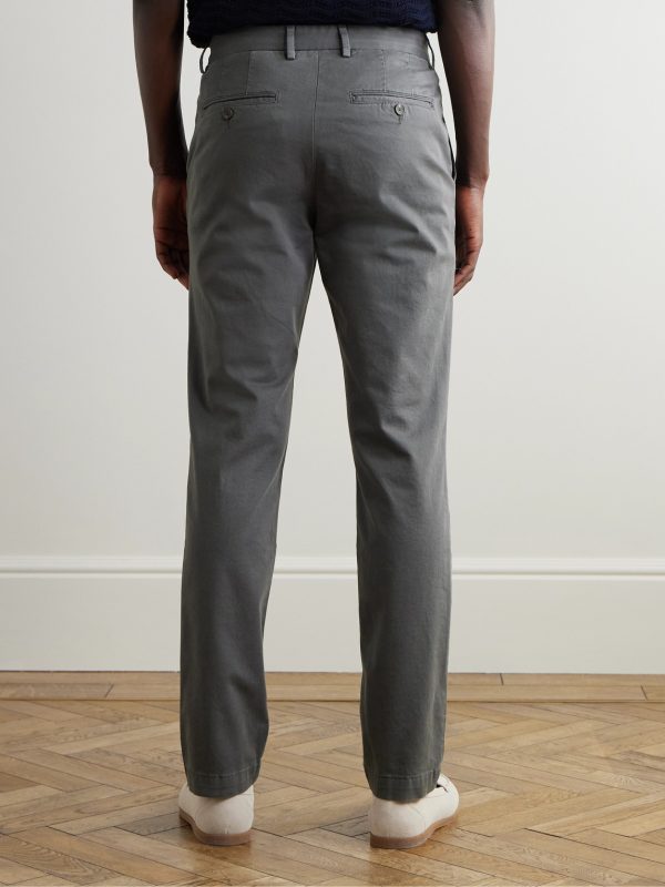 Slim-Fit Cotton-Twill Chinos - BK
