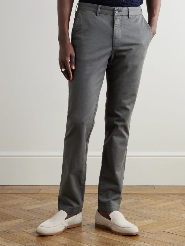 Slim-Fit Cotton-Twill Chinos - FR