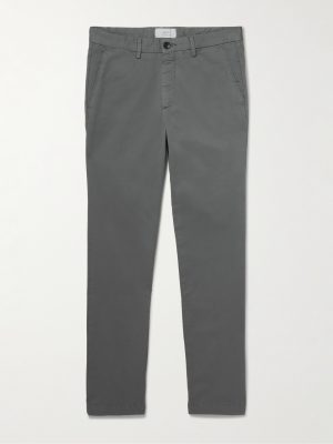 Slim-Fit Cotton-Twill Chinos