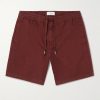 Straight-Leg Organic Cotton and Linen-Blend Drawstring Shorts