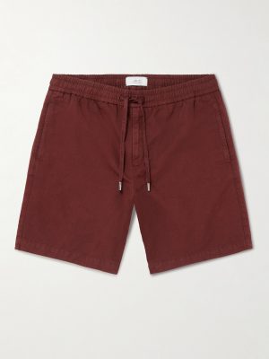 Straight-Leg Organic Cotton and Linen-Blend Drawstring Shorts Straight-Leg Organic Cotton and Linen-Blend Drawstring Shorts