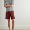 Straight-Leg Organic Cotton and Linen-Blend Drawstring Shorts - OU