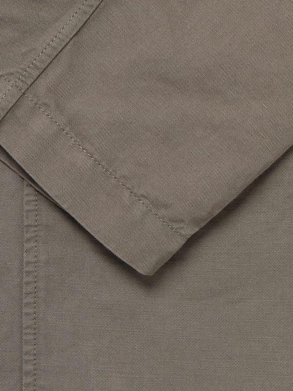 Unstructured Garment-Dyed Organic Cotton and Linen-Blend Suit Jacket - CU Unstructured Garment-Dyed Organic Cotton and Linen-Blend Suit Jacket - CU