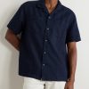 Michael 2 Convertible-Collar Cotton and Linen-Blend Twill Shirt - FR Michael 2 Convertible-Collar Cotton and Linen-Blend Twill Shirt - FR