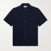 Michael 2 Convertible-Collar Cotton and Linen-Blend Twill Shirt Michael 2 Convertible-Collar Cotton and Linen-Blend Twill Shirt