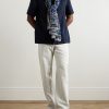 Michael 2 Convertible-Collar Cotton and Linen-Blend Twill Shirt - OU Michael 2 Convertible-Collar Cotton and Linen-Blend Twill Shirt - OU