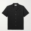 Michael 2 Convertible-Collar Cotton and Linen-Blend Twill Shirt Michael 2 Convertible-Collar Cotton and Linen-Blend Twill Shirt