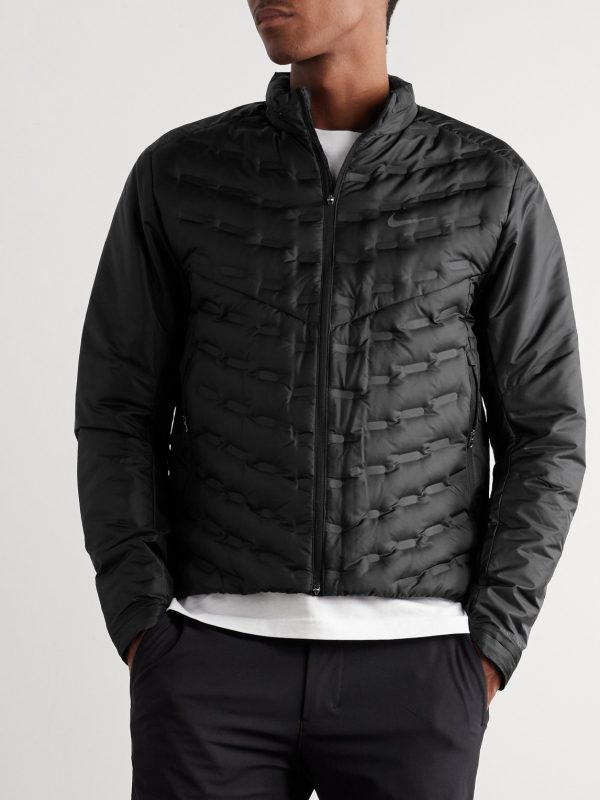 Repel Logo-Print Therma-FIT ADV AeroLoft Down Jacket - FR