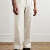 Edward Straight-Leg Pleated Cotton-Blend Cavalry Twill Trousers - FR Edward Straight-Leg Pleated Cotton-Blend Cavalry Twill Trousers - FR