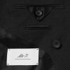 Double-Breasted Linen Tuxedo Jacket - E1 Double-Breasted Linen Tuxedo Jacket - E1