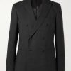 Double-Breasted Linen Tuxedo Jacket Double-Breasted Linen Tuxedo Jacket