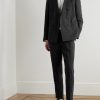 Double-Breasted Linen Tuxedo Jacket - OU Double-Breasted Linen Tuxedo Jacket - OU