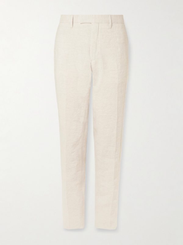 Phillip Slim-Fit Linen Suit Trousers Phillip Slim-Fit Linen Suit Trousers