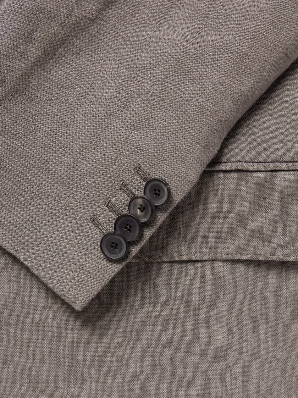 Slim-Fit Linen Suit Jacket - CU Slim-Fit Linen Suit Jacket - CU