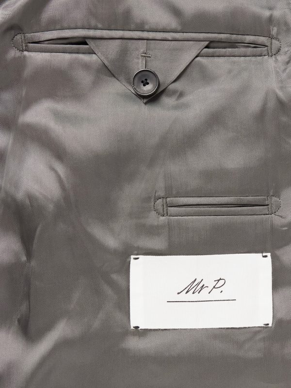 Slim-Fit Linen Suit Jacket - E1 Slim-Fit Linen Suit Jacket - E1