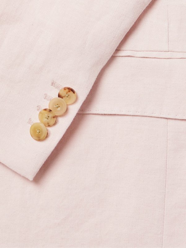 Slim-Fit Linen Suit Jacket - CU Slim-Fit Linen Suit Jacket - CU