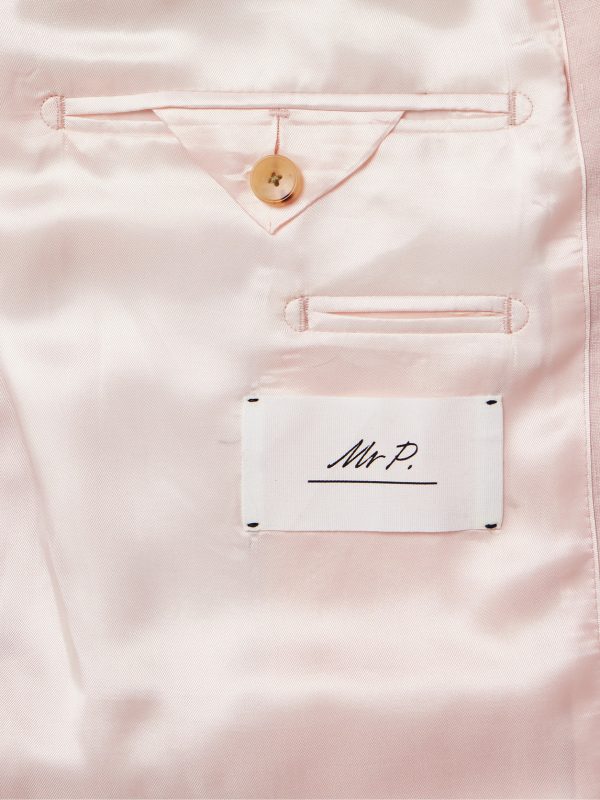 Slim-Fit Linen Suit Jacket - E1 Slim-Fit Linen Suit Jacket - E1