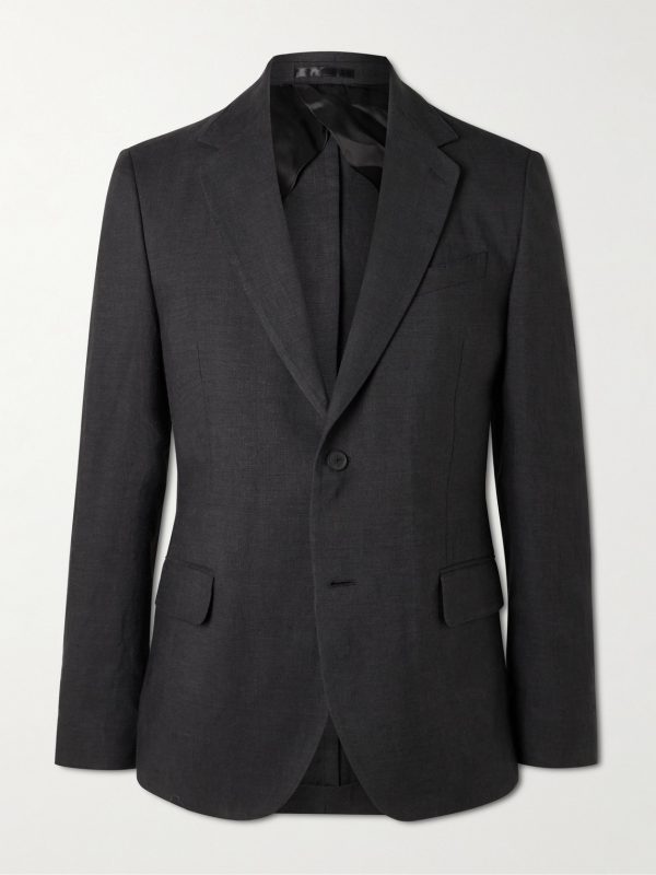 Regular-Fit Linen Suit Jacket Regular-Fit Linen Suit Jacket