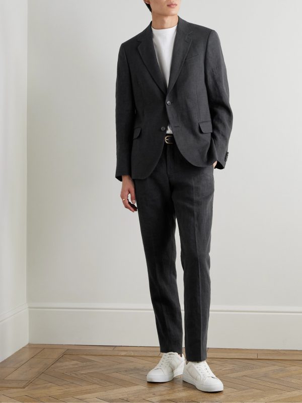 Regular-Fit Linen Suit Jacket - OU Regular-Fit Linen Suit Jacket - OU