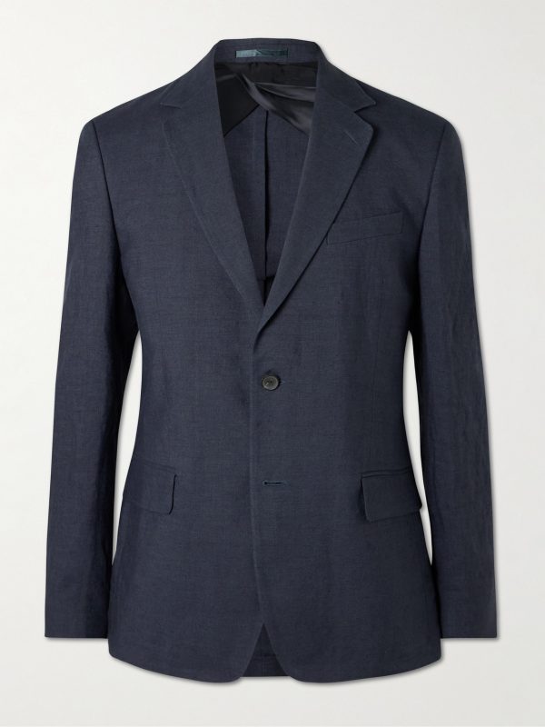 Regular-Fit Linen Suit Jacket Regular-Fit Linen Suit Jacket