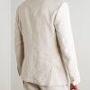 Regular-Fit Linen Suit Jacket - BK Regular-Fit Linen Suit Jacket - BK