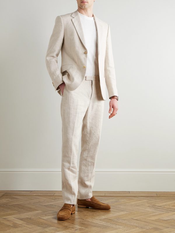 Regular-Fit Linen Suit Jacket - OU Regular-Fit Linen Suit Jacket - OU