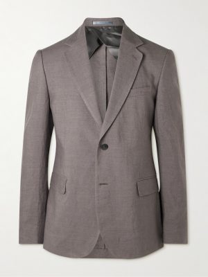Regular-Fit Linen Suit Jacket Regular-Fit Linen Suit Jacket