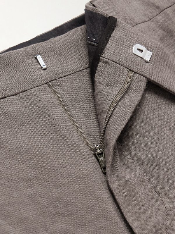 Phillip Slim-Fit Linen Suit Trousers - E1 Phillip Slim-Fit Linen Suit Trousers - E1