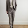 Phillip Slim-Fit Linen Suit Trousers - OU Phillip Slim-Fit Linen Suit Trousers - OU