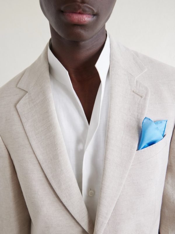 Slim-Fit Linen Suit Jacket - CU Slim-Fit Linen Suit Jacket - CU