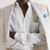 Slim-Fit Linen Suit Jacket - E1 Slim-Fit Linen Suit Jacket - E1