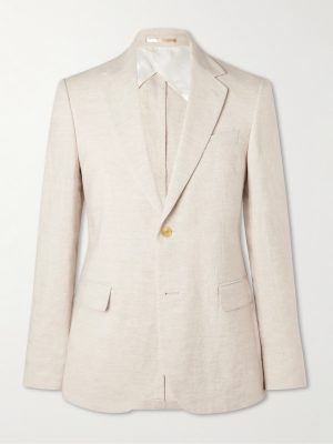 Slim-Fit Linen Suit Jacket Slim-Fit Linen Suit Jacket