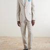 Slim-Fit Linen Suit Jacket - OU Slim-Fit Linen Suit Jacket - OU