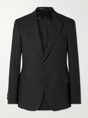 Slim-Fit Linen Suit Jacket Slim-Fit Linen Suit Jacket