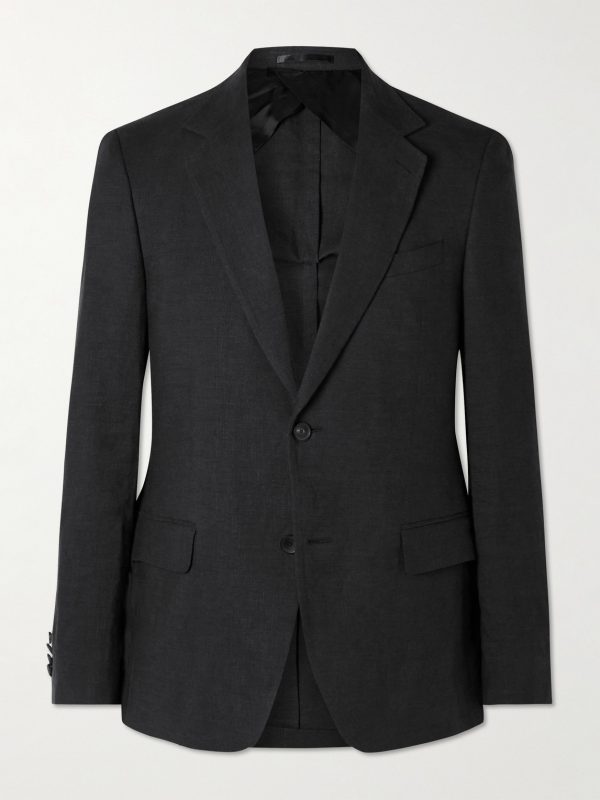 Slim-Fit Linen Suit Jacket Slim-Fit Linen Suit Jacket