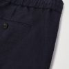 James Straight-Leg Linen Drawstring Trousers - CU James Straight-Leg Linen Drawstring Trousers - CU