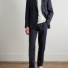 James Straight-Leg Linen Drawstring Trousers - OU James Straight-Leg Linen Drawstring Trousers - OU