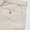 James Straight-Leg Linen Drawstring Trousers - CU James Straight-Leg Linen Drawstring Trousers - CU