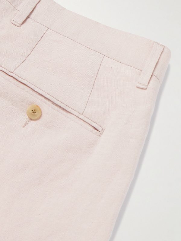 Phillip Slim-Fit Linen Suit Trousers - CU Phillip Slim-Fit Linen Suit Trousers - CU