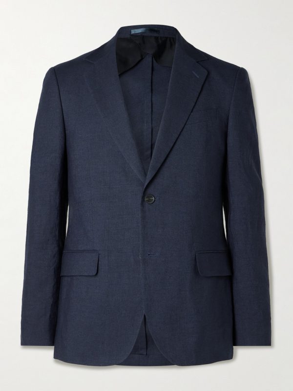 Slim-Fit Linen Suit Jacket Slim-Fit Linen Suit Jacket