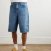Super Dad's Wide-Leg Denim Shorts - FR Super Dad's Wide-Leg Denim Shorts - FR