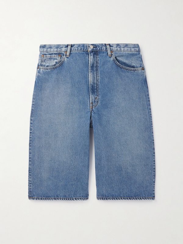 Super Dad's Wide-Leg Denim Shorts Super Dad's Wide-Leg Denim Shorts