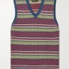 Fair Isle Linen and Cotton-Blend Sweater Vest