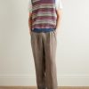 Fair Isle Linen and Cotton-Blend Sweater Vest - OU