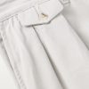 Wide-Leg Pleated Cotton-Twill Shorts - CU
