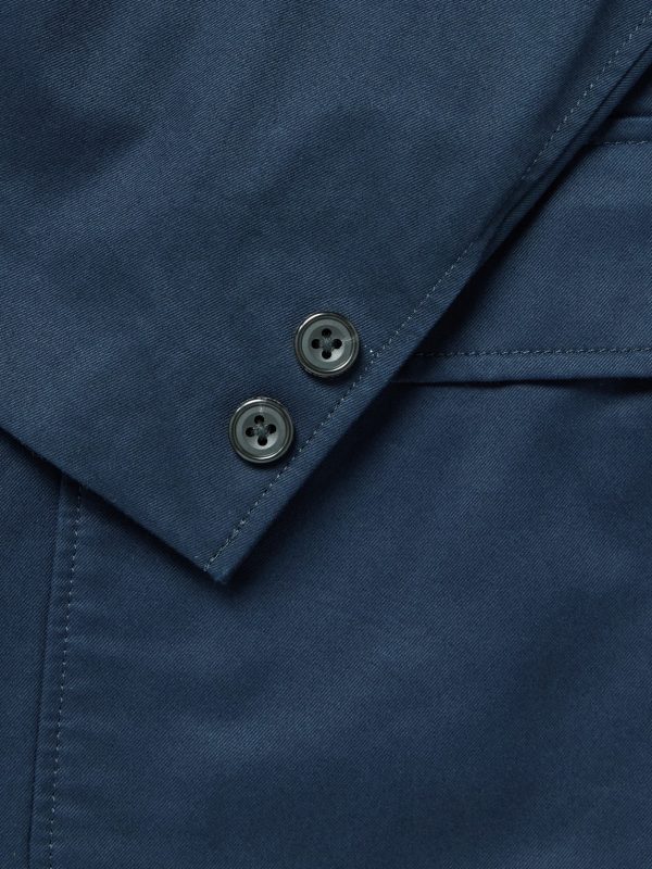 Unstructured Cotton-Twill Blazer - CU