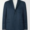 Unstructured Cotton-Twill Blazer