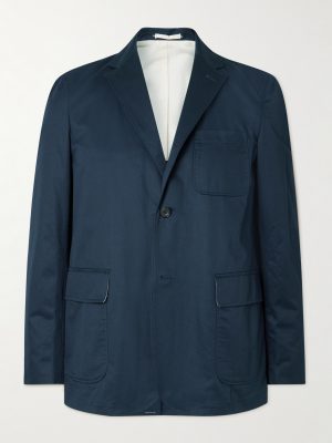 Unstructured Cotton-Twill Blazer Unstructured Cotton-Twill Blazer