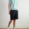 Cotton-Blend Bouclé Polo Shirt - OU Cotton-Blend Bouclé Polo Shirt - OU